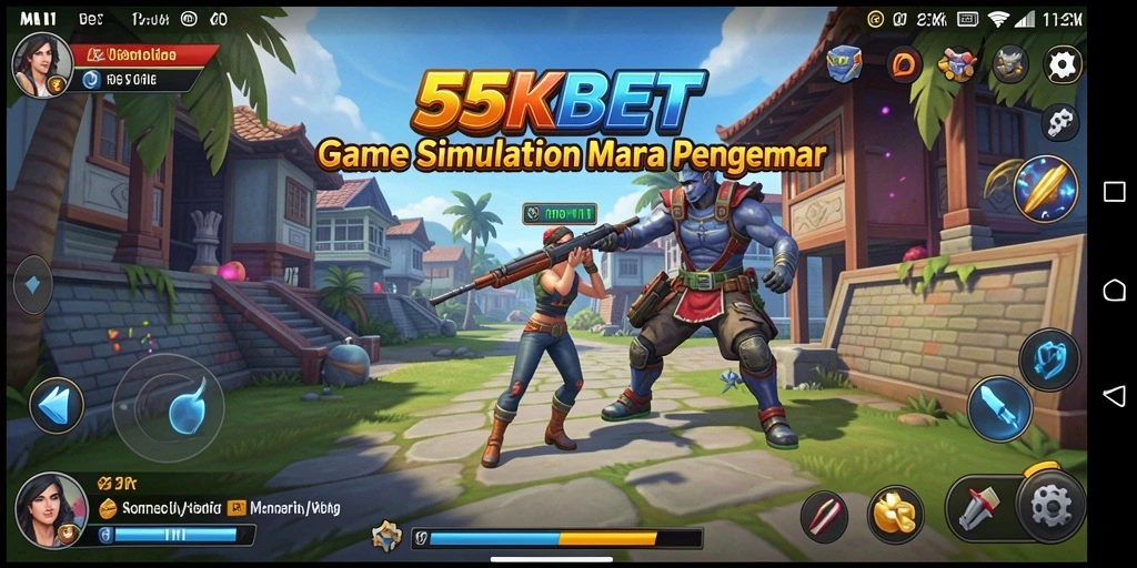Tampilan gameplay 55KBET yang menarik dan interaktif.