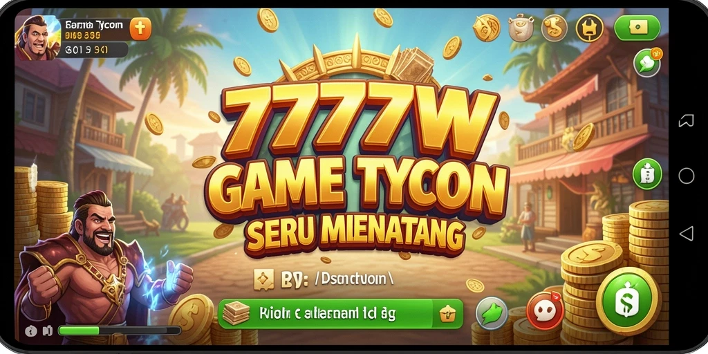 Tampilan gameplay menampilkan pengelolaan bisnis Tycoon yang seru.