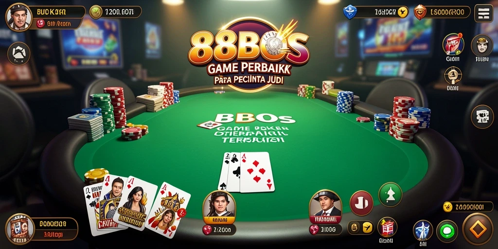 Tampilan gameplay seru di 88BOS dengan pemain nyata.