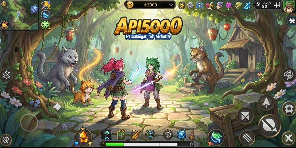 Gameplay menarik dengan karakter Anime ikonik dan grafis yang memukau.