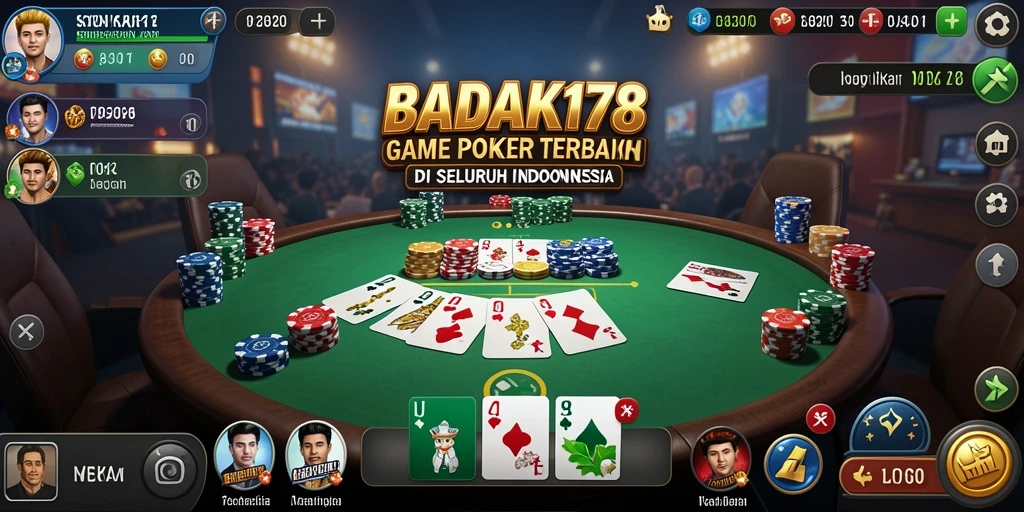 Tangkap momen seru gameplay poker di BADAK178.