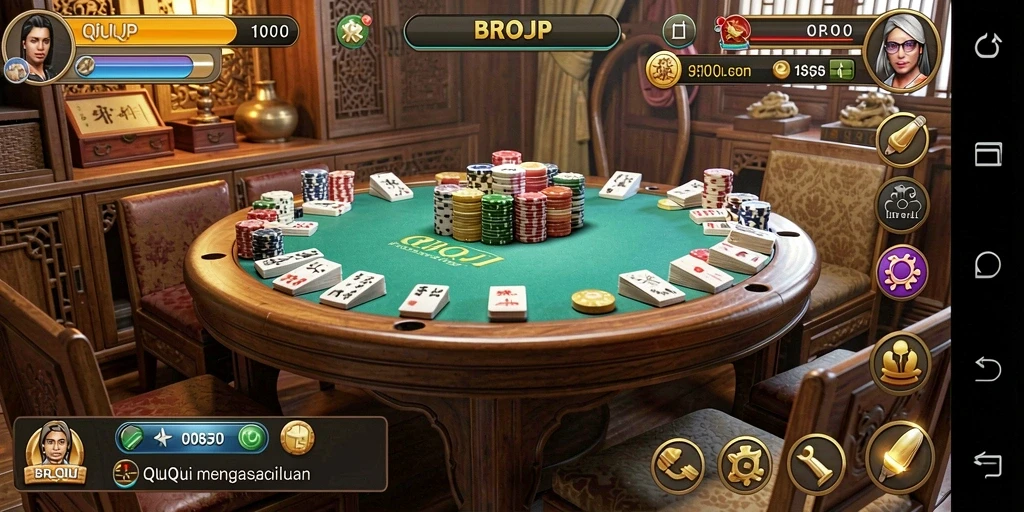 Tampilan gameplay BROJP yang seru dan mendebarkan.
