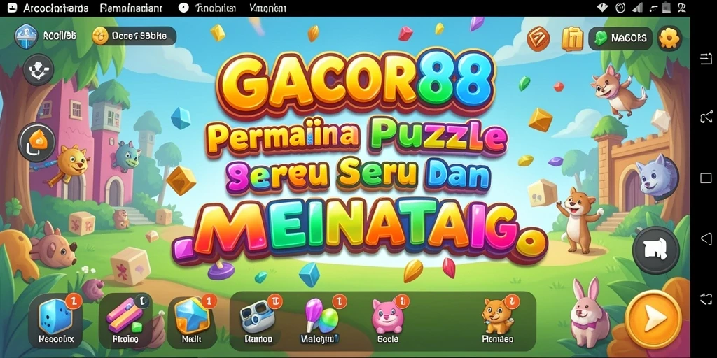 Tangkapan layar GACOR88 menampilkan gameplay Puzzle yang menarik.