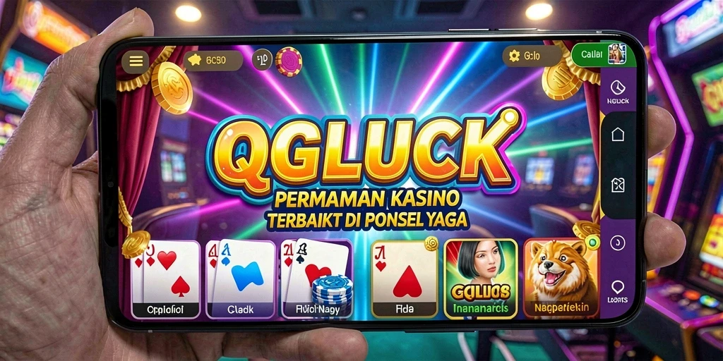 Tampilan gameplay menarik dari aplikasi Kasino QGLUCK.