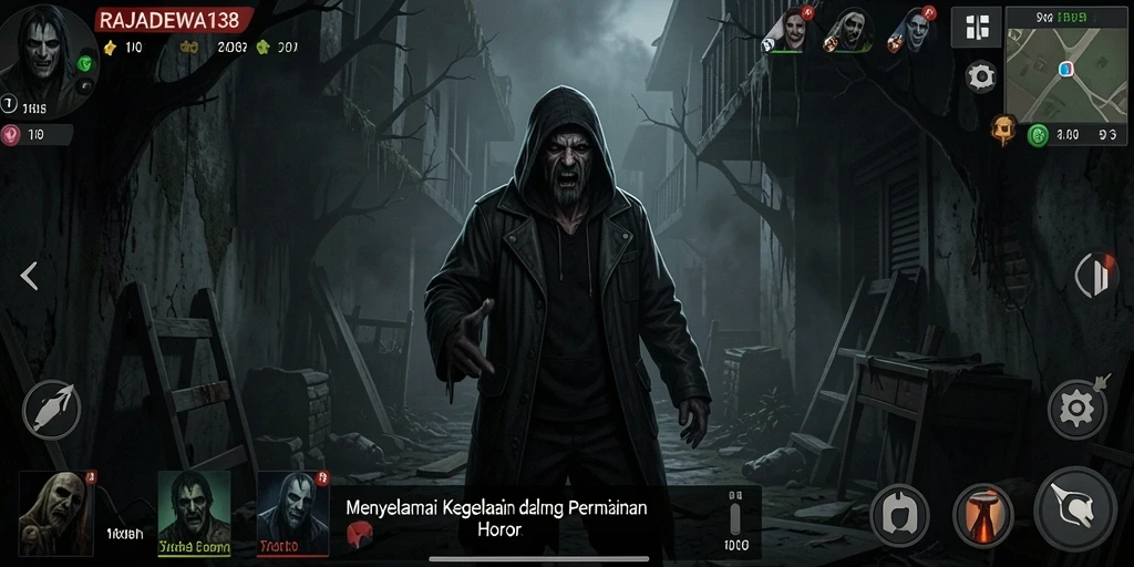 Gameplay horor yang menegangkan dan menakutkan.