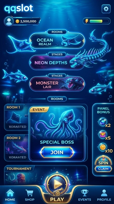 Beragam pilihan game di aplikasi qqslot.